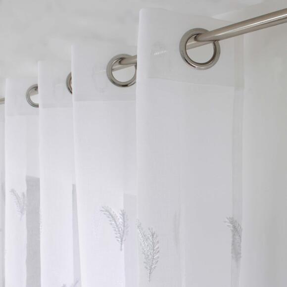 Tenda trasparente  (140 x 240 cm) Calisson Bianco 2
