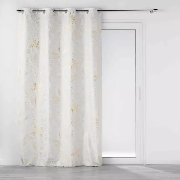 Cortina  semi-opaca(140 x 280 cm) Belflor Blanco 3