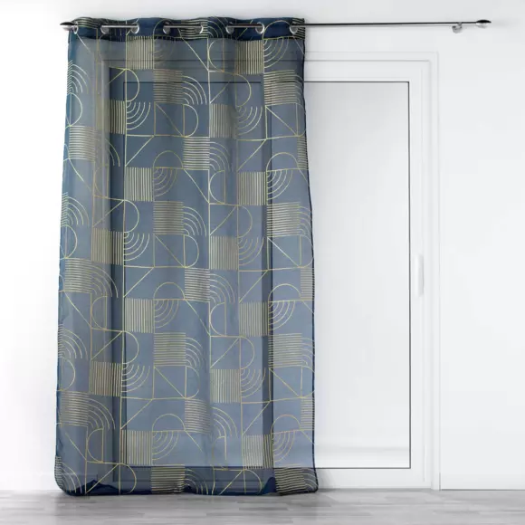 Voilage (140 x 240 cm) Lineor Bleu marine 3