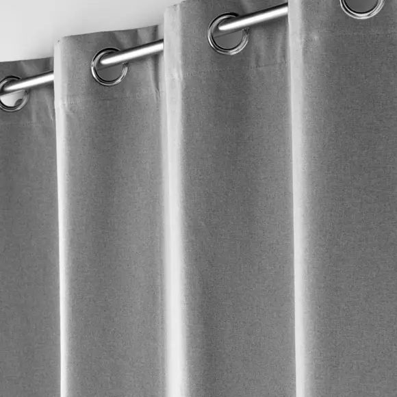 Rideau occultant isolant (135 x 260 cm) Occultiss Gris 2