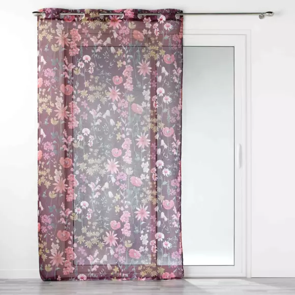 Visillo (140 x 240 cm) Florabella Violeta ciruela 3