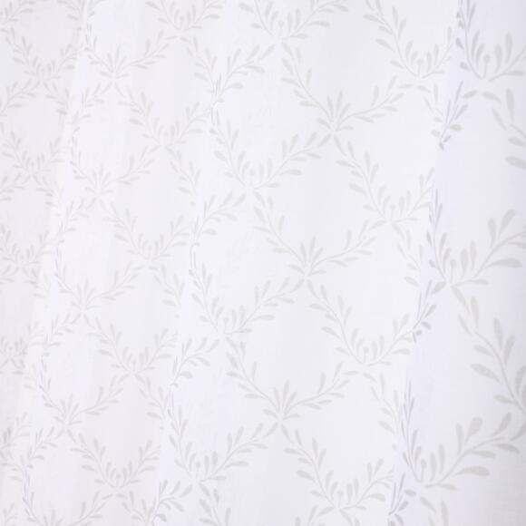 Tenda trasparente (140 x 260 cm) Delila Bianco 2