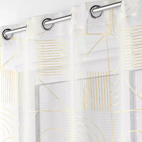 Visillo (140 x 280 cm) Lineor Blanco 2