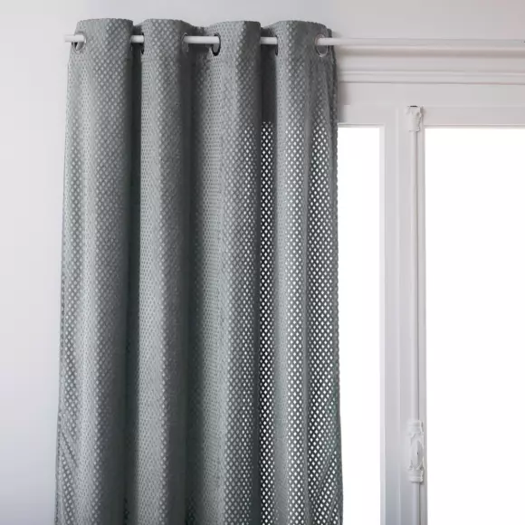 Cortina semi-opaca (140 x 260 cm) Carro Gris claro 2