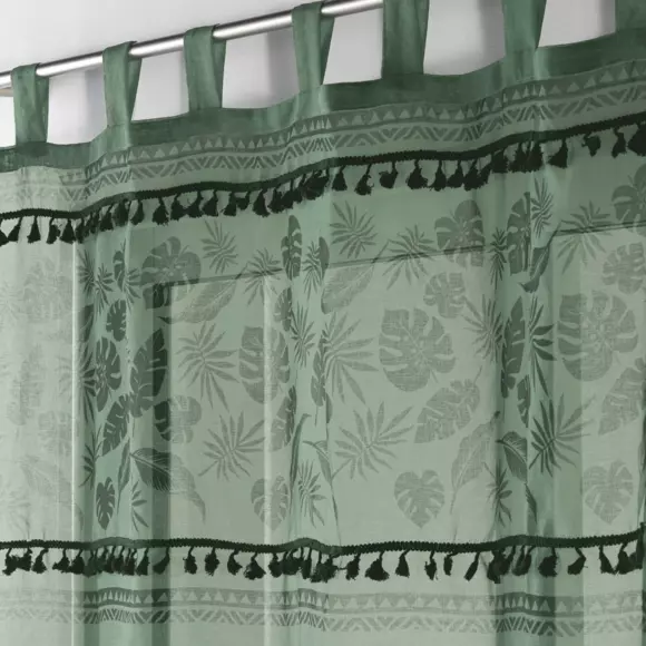 Visillo (140 x 240 cm) Milagreen Verde 2