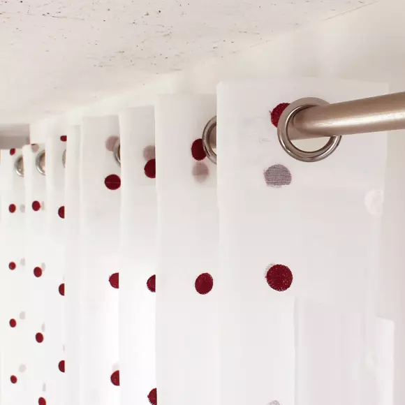 Voilage (140 x 240 cm) Smarties Bordeaux 3