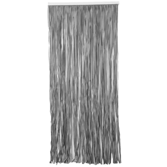 Cortina de puerta (90 x 200 cm) Lanna Gris 2
