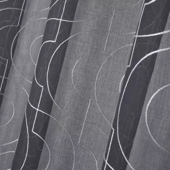 Visillo (140 x 260 cm) Lenny Gris antracita 2