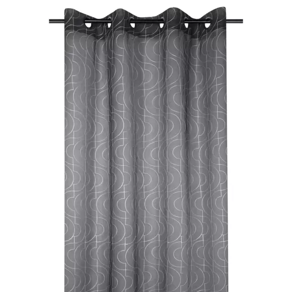 Voilage (140 x 260 cm) Lenny Gris anthracite 3