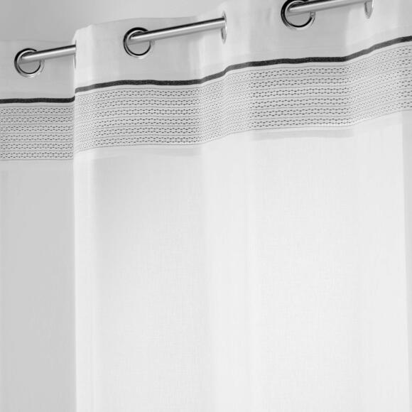 Tenda trasparente (140 x 280 cm) Nikita Bianco 2