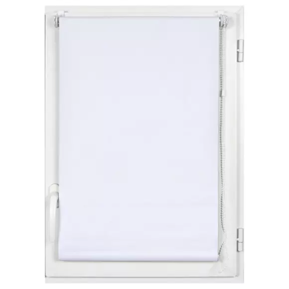 Verdunkelungsrollo (75 x H180 cm) Uni Weiß 2