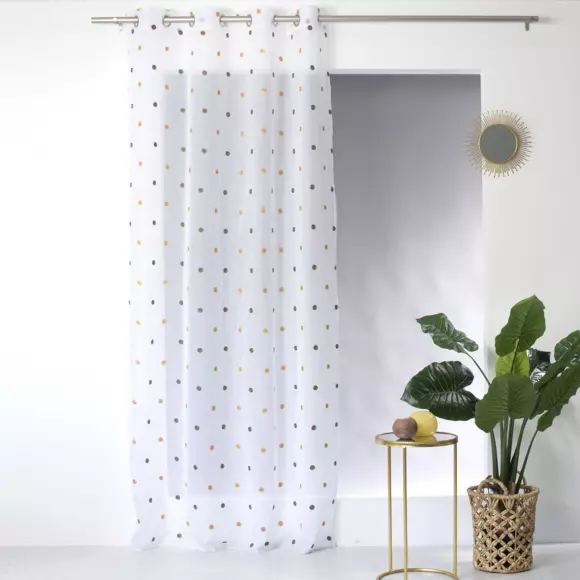 Voilage (140 x 240 cm) Smarties Marron vison 2
