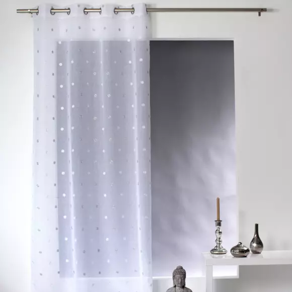 Visillo (140 x 240 cm) Smarties Blanco 2