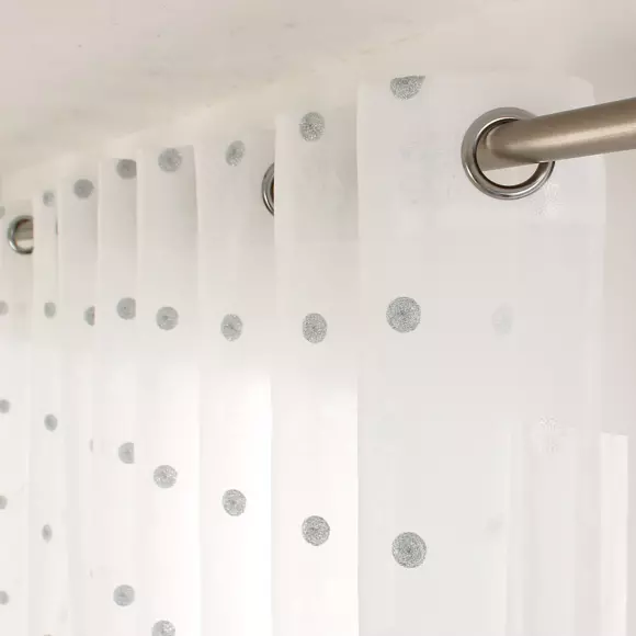 Visillo (140 x 240 cm) Smarties Blanco 3