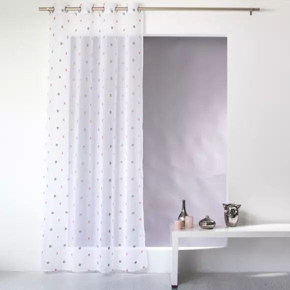 Visillo (140 x 240 cm) Smarties Gris 2