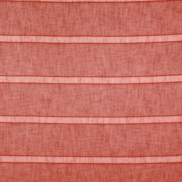 Tenda trasparente (140 x 250 cm) Cordelette Rosso mattone 2