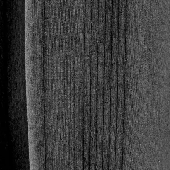 Rideau coton recyclé (140 x 240 cm) Bombay Gris anthracite 2