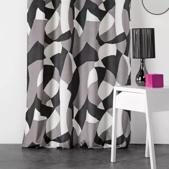 Cortina semi-opaca (145 x 240 cm) Camo Gris 3