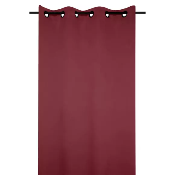 Rideau occultant (135 x H180 cm) Notte Rouge foncé 3