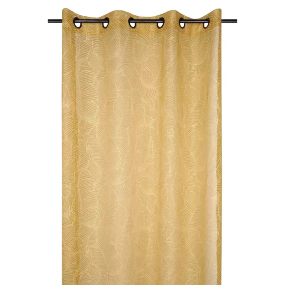 Voilage (140 x 260 cm) Canopi Jaune moutarde 3