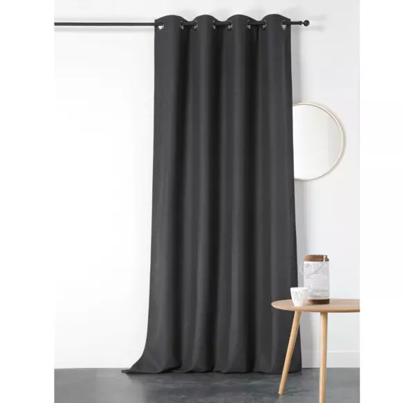 Isolerend verduisteringsgordijn (140 x 280 cm) Boréal Zwart