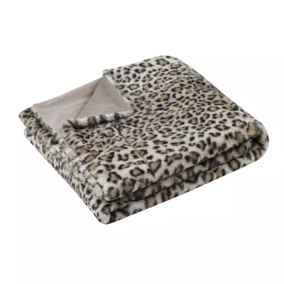 Plaid fausse fourrure (160 cm) Java Beige