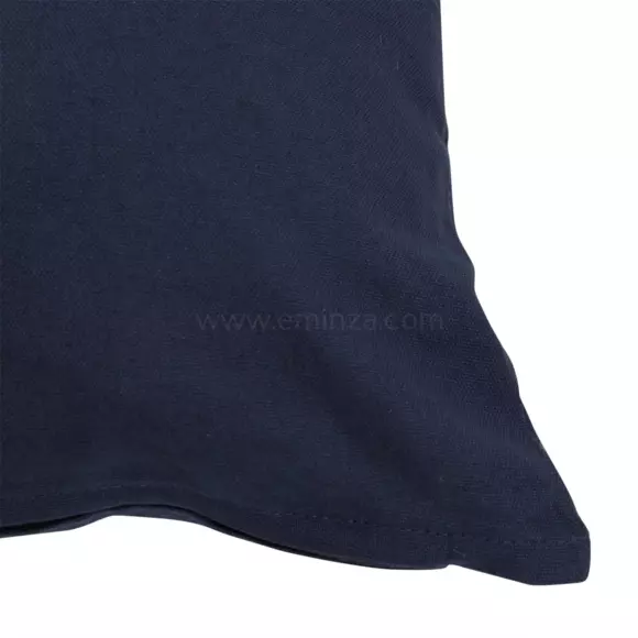 Coussin carré (60 cm) Etna Bleu marine 2