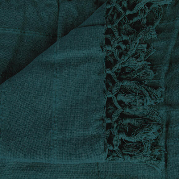 Grand foulard (220 cm) Julia Eend blauw 127