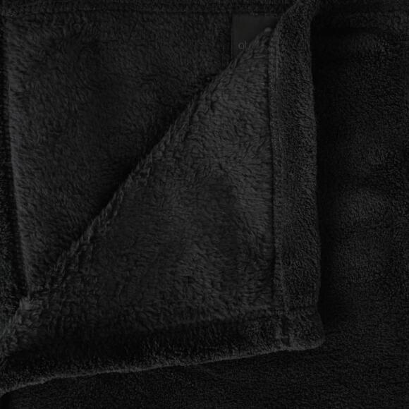 Plaid doux (150 cm) Tendresse Noir 127