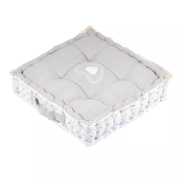 Cojín para suelo (45 cm) Berenice Topo claro 2