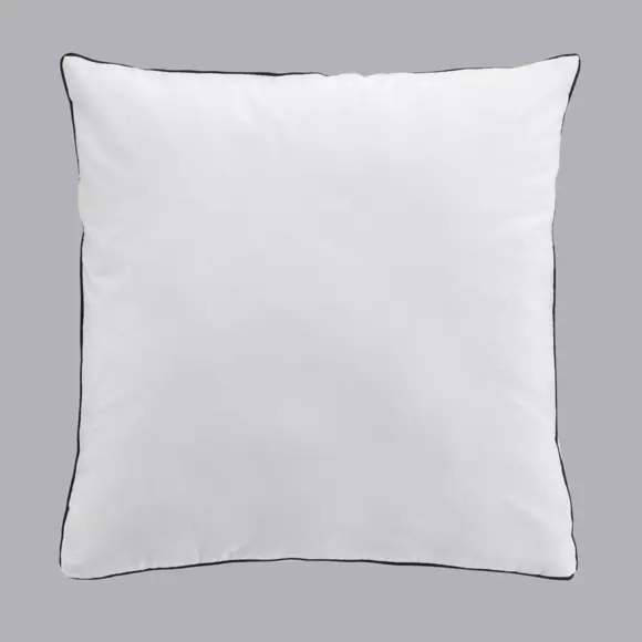 Housse de couette et deux taies coton lavé (240 cm) Linette Blanche 3