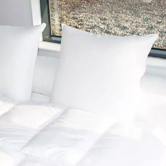 Oreiller carré (60 cm) Mémoire de forme Blanc 3