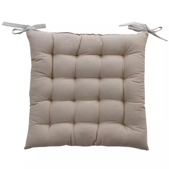 Cojín de silla cuadrado Herbier Beige 7