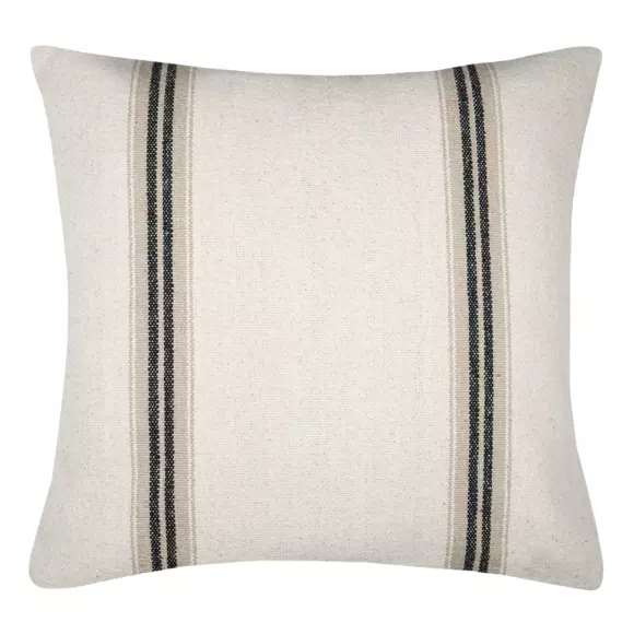 Coussin carré coton (50 cm) Montauban Noir 3