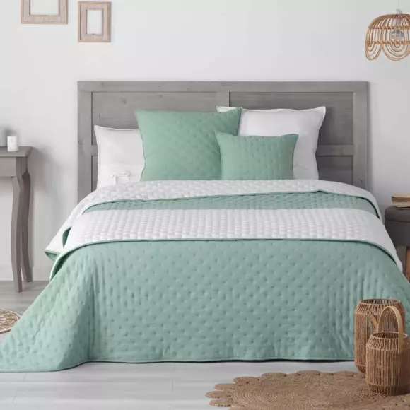 Housse de coussin carrée (60 cm) Mellow Chic Vert menthe 2