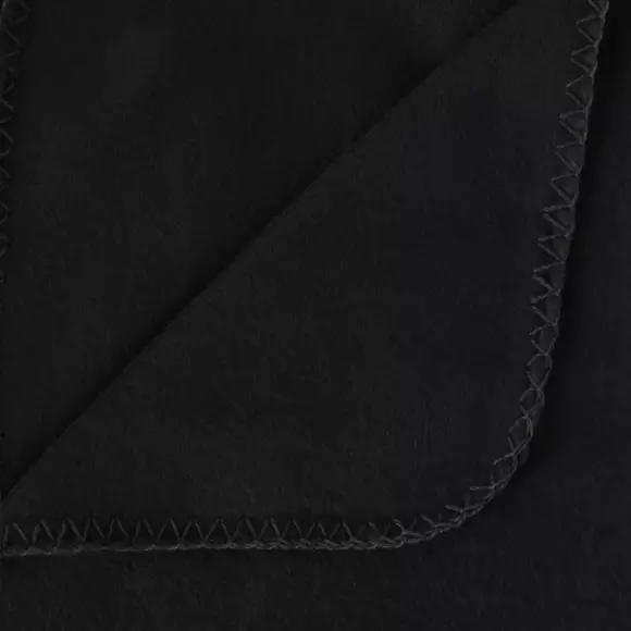 Plaid polaire (150 cm) Mélys Noir 127