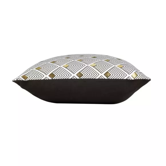 Funda para cojín rectangular (50 cm) Dorelia Negro 2