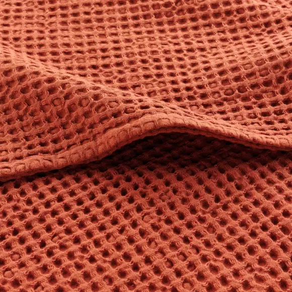 Manta suave  (150 cm) Gaufrette Terracota 2