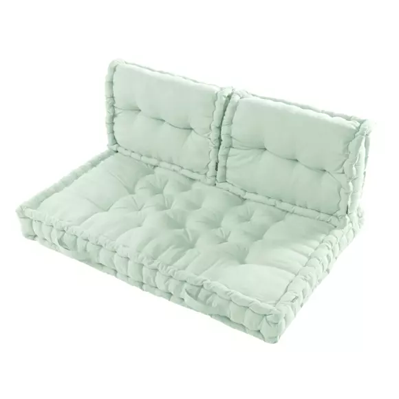 Kit coussins palette (L120 cm) Pixel Vert menthe 2
