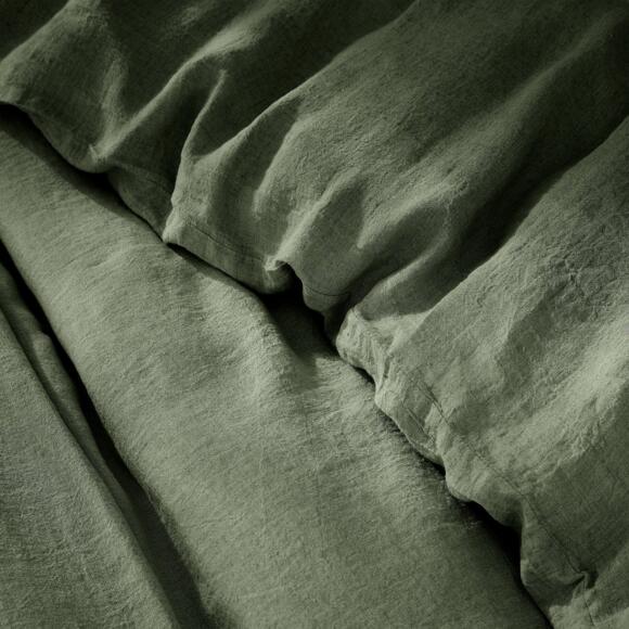Bettbezug aus gewaschenem Leinen (240 cm) Louise Rosmaringrün 2