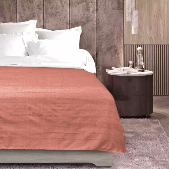 Plaid (220 cm) Lucile Marsala rood 2
