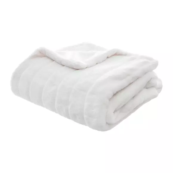 Manta suave (160 cm) Manoir Blanco 2