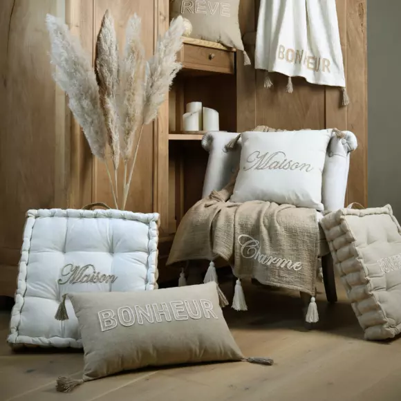  Cobija de sofá en algodón (150 cm) Maison Topo 2