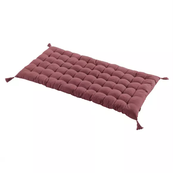 Colchoneta para el suelo (L120 cm) Pixel Rosa marsala 2