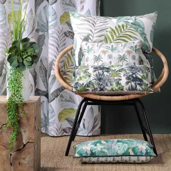 Sierkussen (60 cm) Calathea Celadon blauw 2