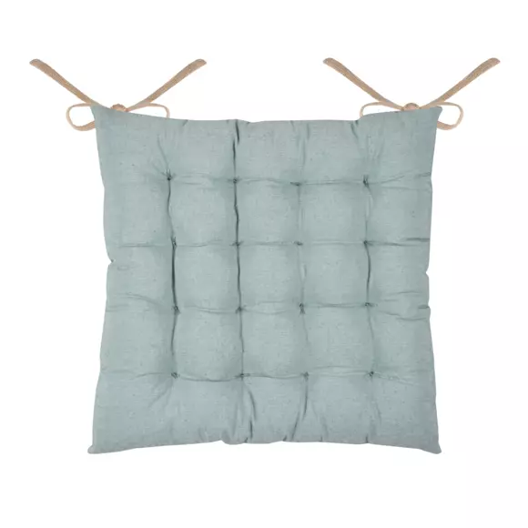 Coussin de chaise carré Rocca Vert sauge