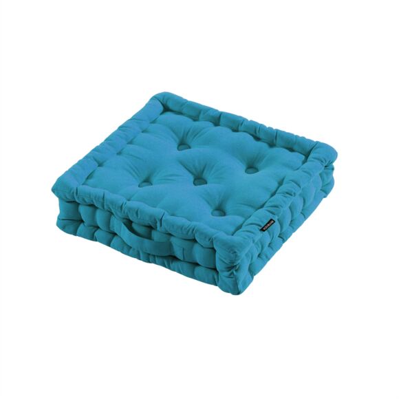 Cuscino da pavimento (40 x H10 cm) Pixel Blu anatra 5