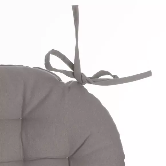 Coussin de chaise rond Datara Taupe 4