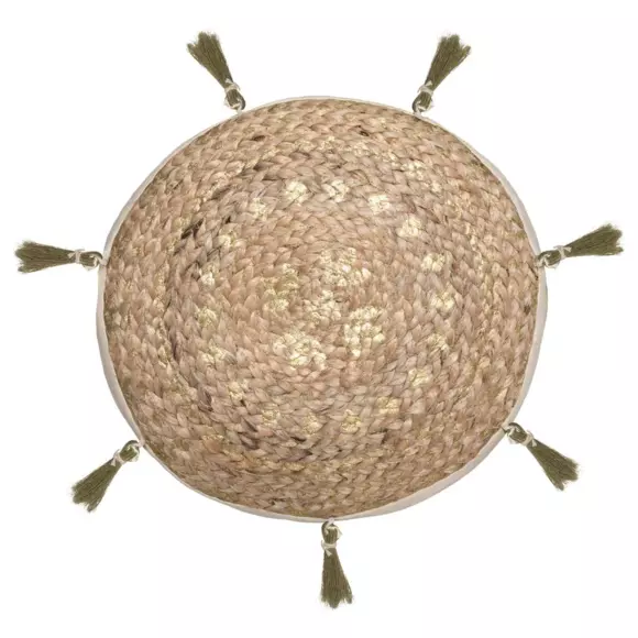 Cojín de suelo yute (38 cm) Shine Beige natural 2