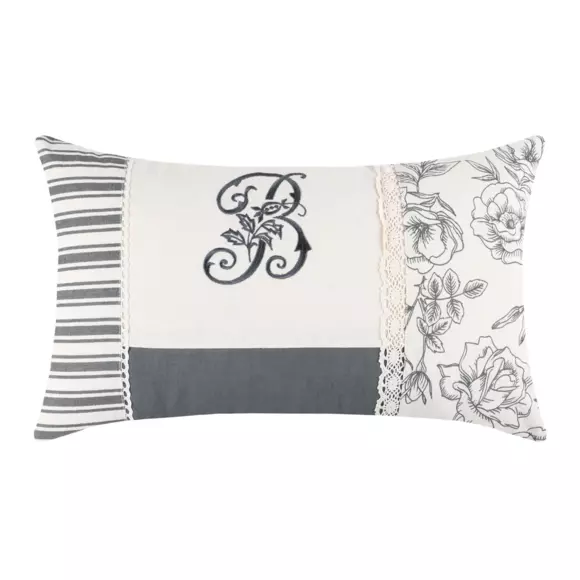 Cojín rectangular (50 cm) Bonnie Gris 3